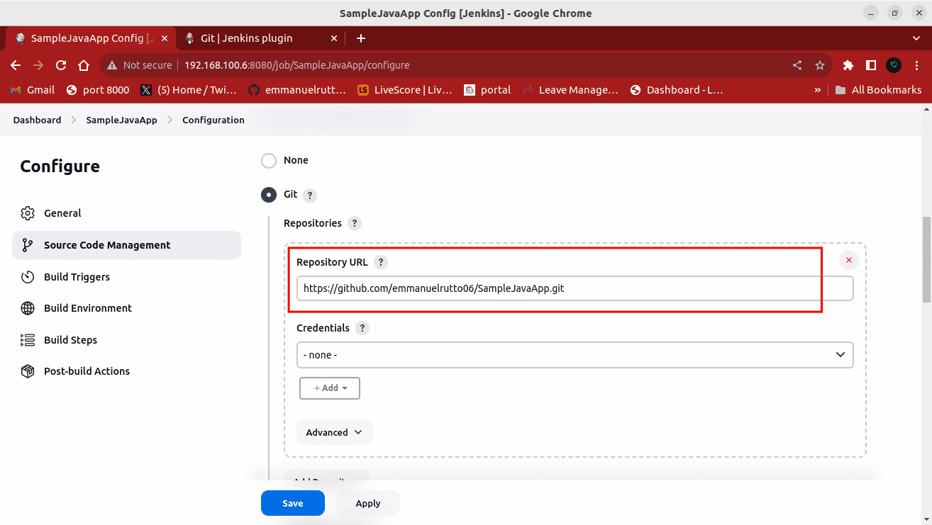 add repository url