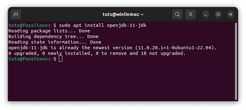 install java