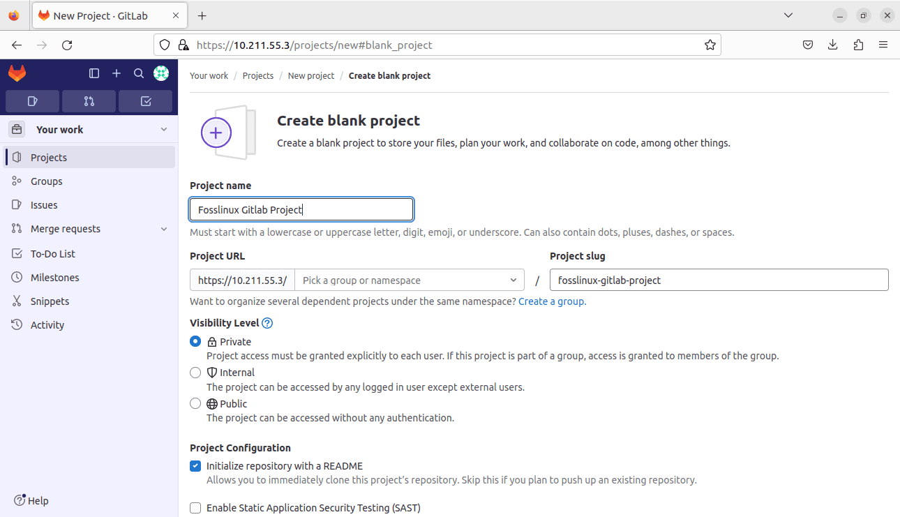 project details