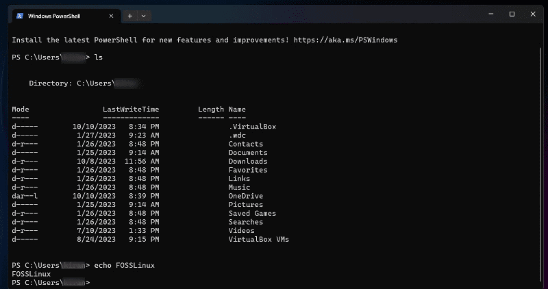 running linux commands on windows terminal