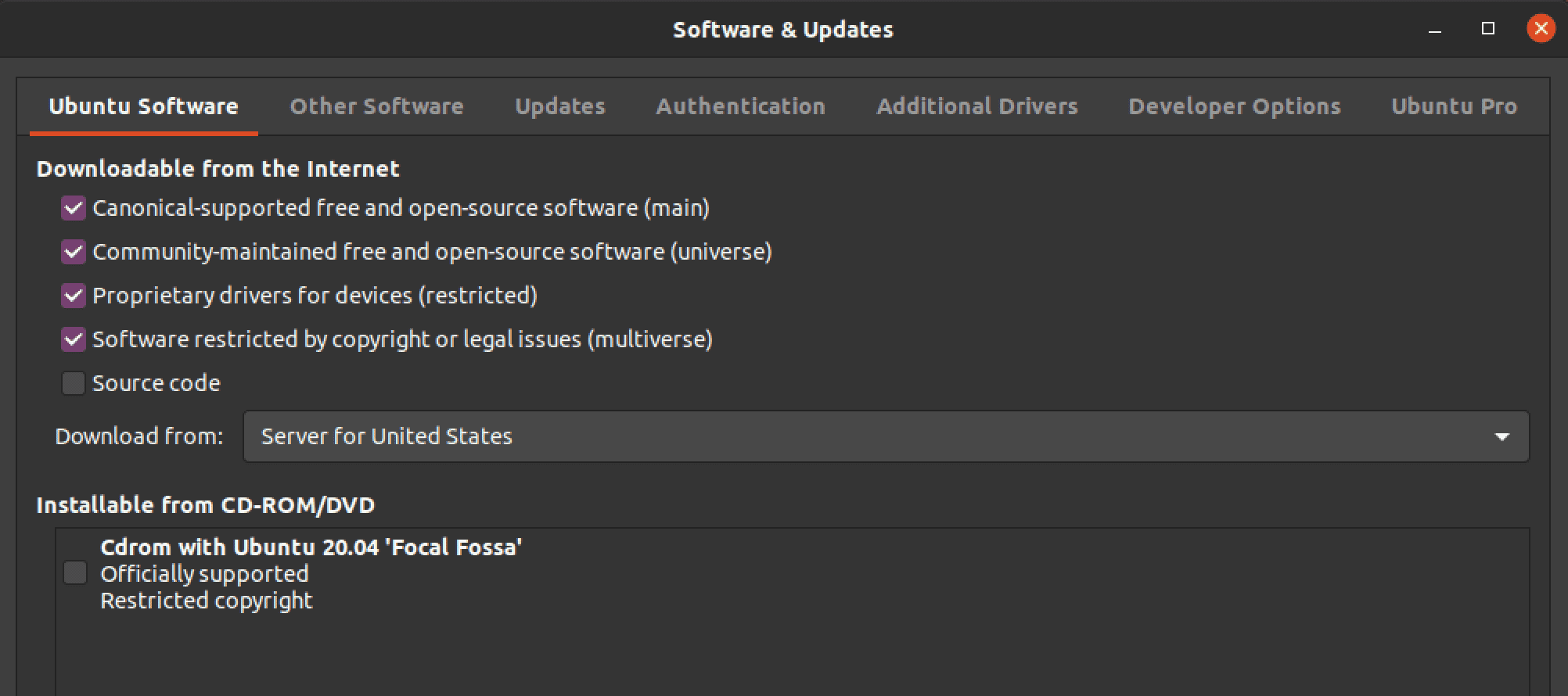 software and updates utility