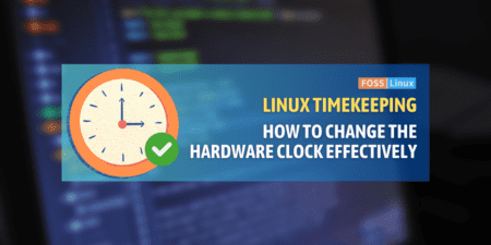 change hardware clock linux
