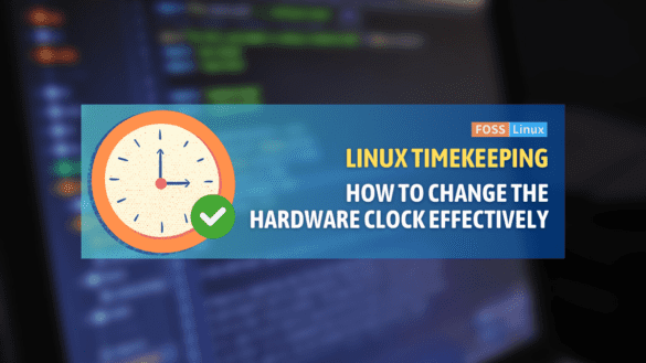 change hardware clock linux