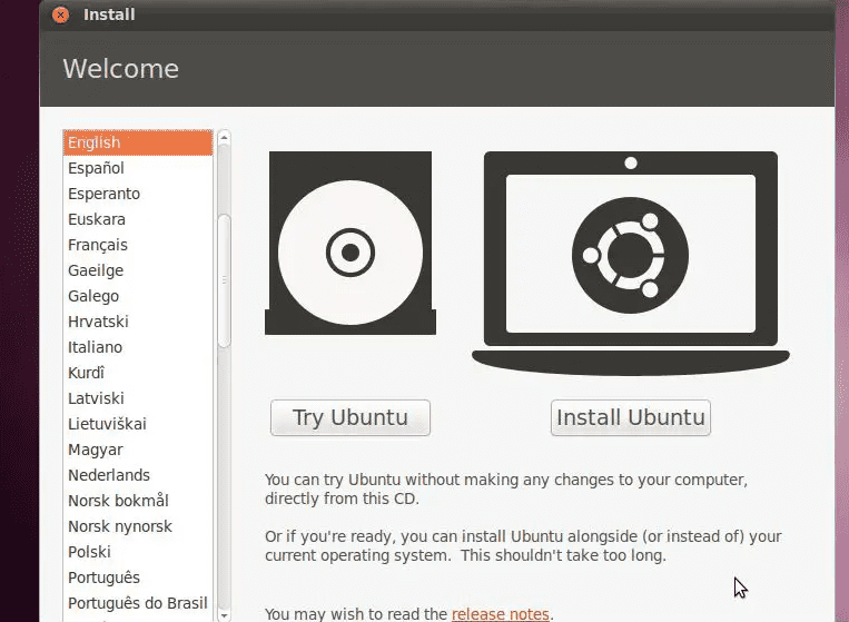 try ubuntu