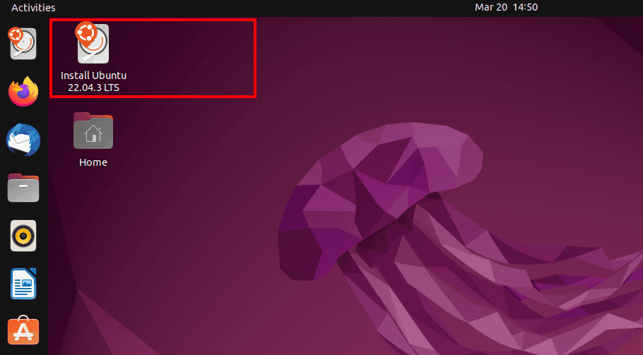 ubuntu live desktop install
