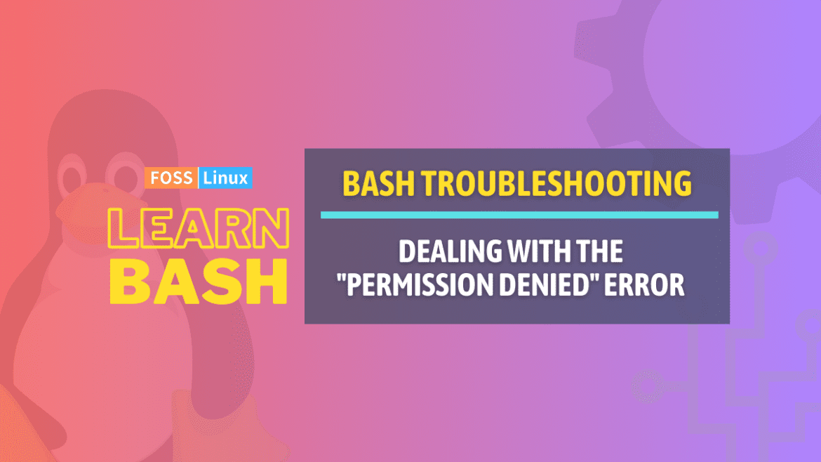 Bash Permission Denied Fix bash permission denied fix