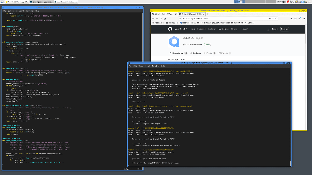 qubesos r4.0 xfce desktop