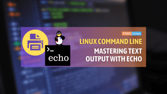 echo command linux