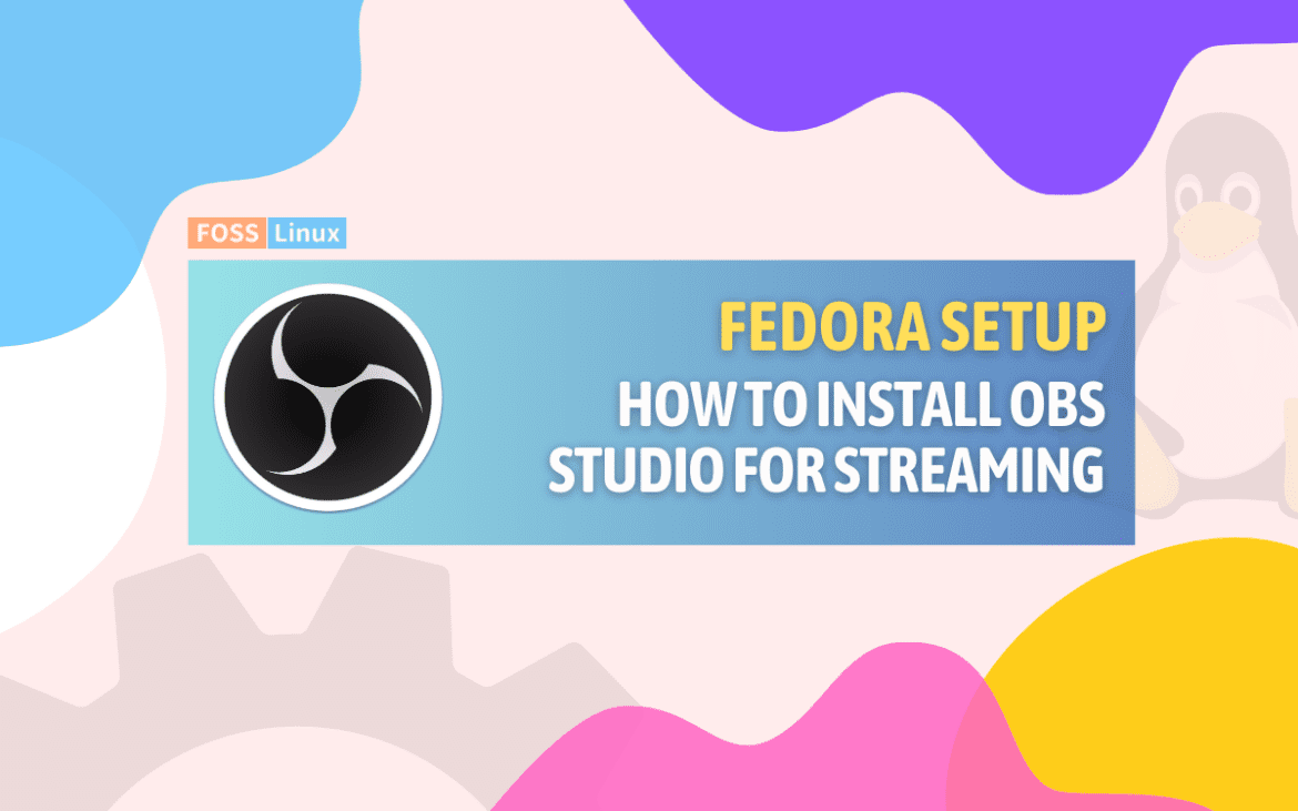 install obs studio on fedora